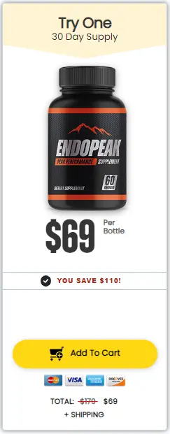 Endopeak 1 bottle price
